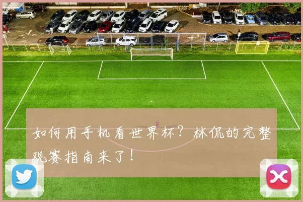 如何用手机看世界杯?林侃的完整观赛指南来了!