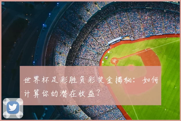 世界杯足彩胜负彩奖金揭秘：如何计算你的潜在收益？